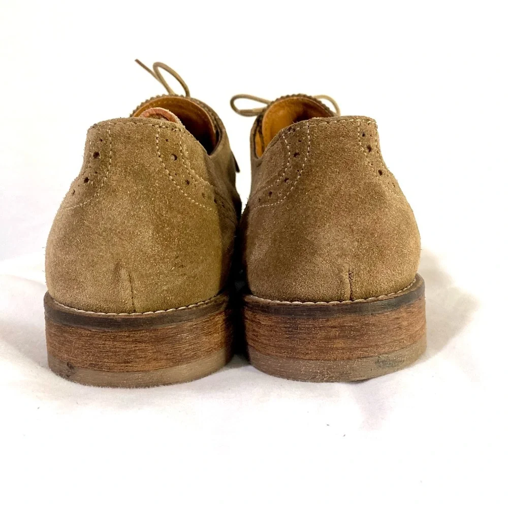 JOHNSTON & MURPHY Flex System Sheepskin Wingtip Men's Shoes. Size 9